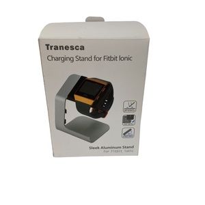 Tranesca Charging stand for Fitbit Ionic Aluminum stand Brand NWT Cord included.
